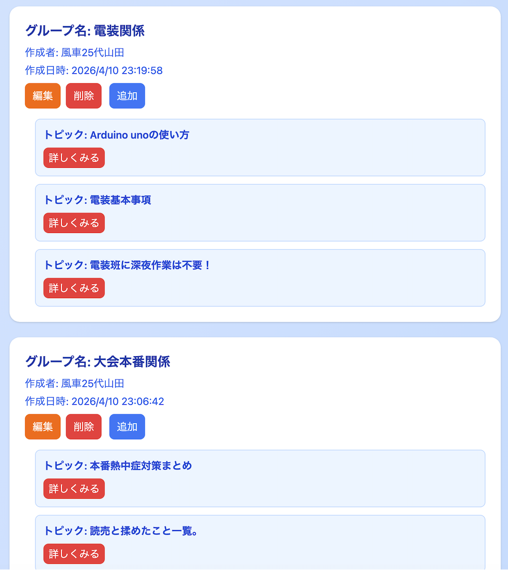 記事投稿機能の画面1